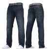 Crosshatch Mens Wak New Straignt Leg Jeans Dark Wash