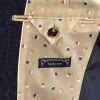 Cavani Martez 3 Piece Suits Herringbone Regular Fit Blazer Blue