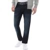 Crosshatch Mens New Wayne Two Slim Fit Jeans Dark Wash