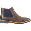 Cavani Mens Arizona Ankle Faux Leather Chelsea Boots Rust