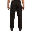 Mens Carabou New Elasticated Waist Work Casual Plain Rugby Trousers Black