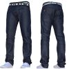 Mens Crosshatch New Gamitto Straignt Leg Jeans Dark Wash