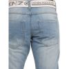 Enzo Mens EZ 324 Designer Denim Lightwash Jeans Pants 
