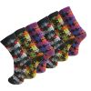 Design Socks Mens Coloured Design Socks Smart Suit Work Golf Cotton Blend Adults 6 Pairs