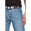 Crosshatch Mens Baltimore Straignt Leg Jeans Light Used Look
