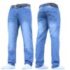 Crosshatch Men's New Fashion Farrow Jeans Straight Fit Vintage Light Wash Denim 