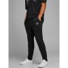Jack & Jones Mens King Size JJIGORDON Sweat Pant Jogger Bottoms Black