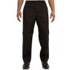 Mens Carabou New Elasticated Waist Work Casual Plain Rugby Trousers Black