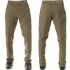 Mens Carabou New Casual Plain Moleskin Work Hunting Trousers Lovat Beige