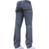 Crosshatch New Mens Woodel Straignt Leg Jeans Grey Coated