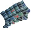 Design Socks Mens Coloured Design Socks Smart Suit Work Golf Cotton Blend Adults 6 Pairs