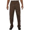 Mens Carabou New Elasticated Waist Work Casual Plain Rugby Trousers Coffee