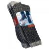 Fresh Feel New Socks Mens Merino Wool Boot Black Grey Socks Adults 2 Pairs