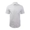Farah Mens Short Sleeve Regular Fit Thompson Oxford Shirt Bluewater