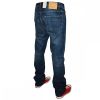 Jack & Jones Clark Comfort Fit Straight Leg Jeans Dark Used Look