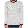 Jack & Jones Glen Knitted Crew Neck Jumper Lilly White