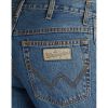 Wrangler Texas Mens New Regular Fit Stretch 36" Leg Jeans Stonewash Blue