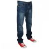 Jack & Jones Clark Comfort Fit Straight Leg Jeans Dark Used Look