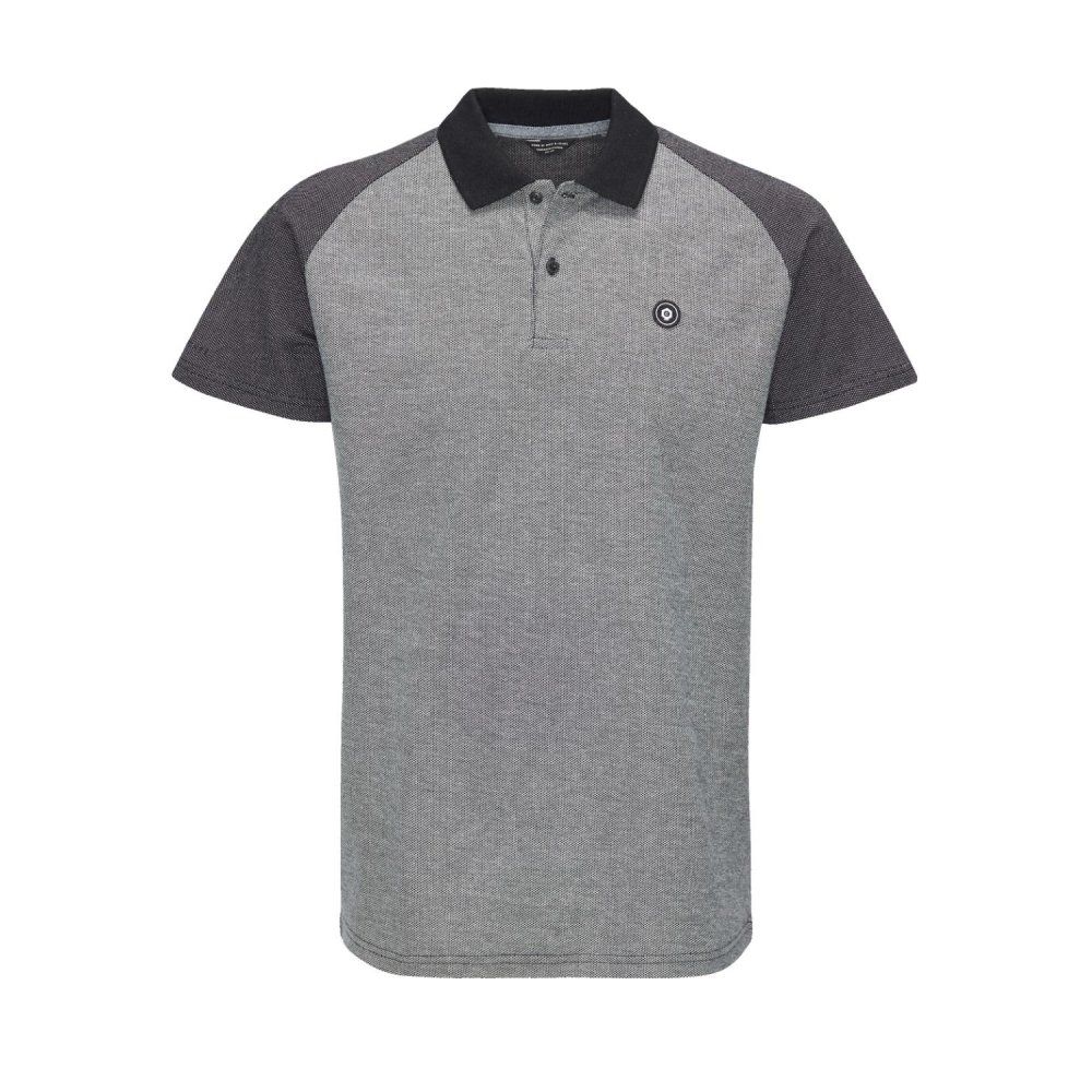 Jack & Jones Sevil Casual Contrast Polo Shirt Black