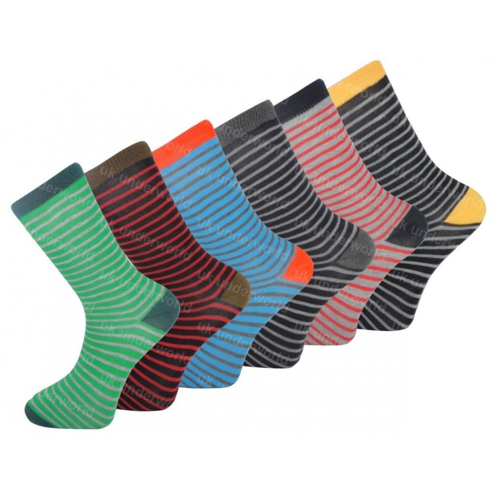 Design Socks 6 Pairs Mens Coloured Design Socks Smart Suit Work Golf Cotton Blend Adults