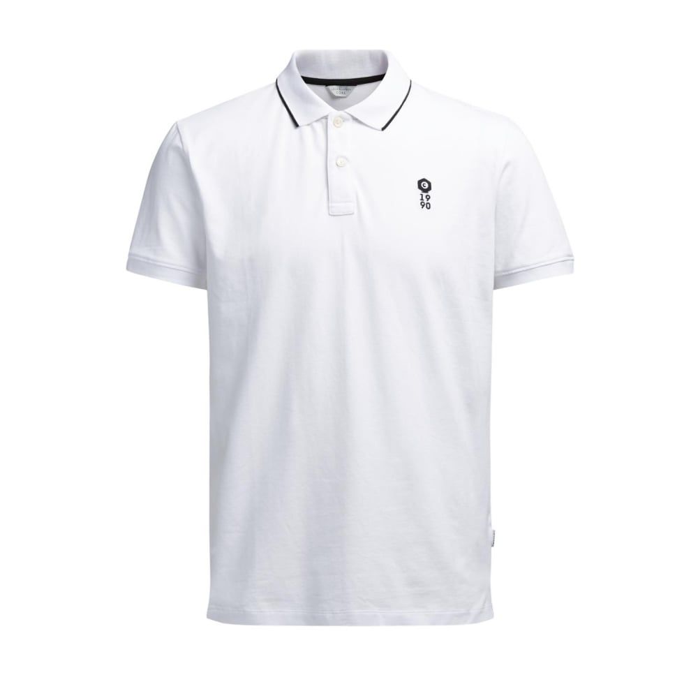 Jack & Jones Casual Stone Regular Fit Polo Shirts White